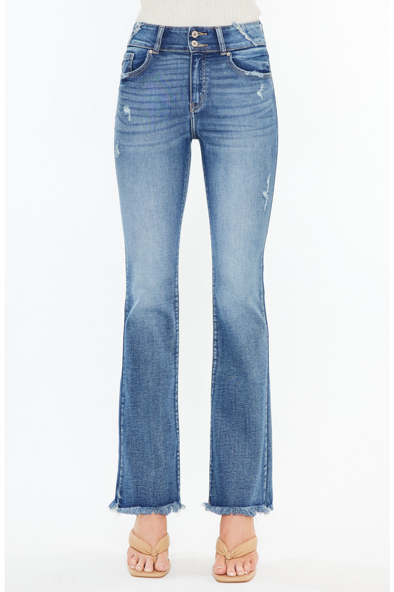 Ruby High Rise Bootcut Jeans, Main, color, Medium Wash