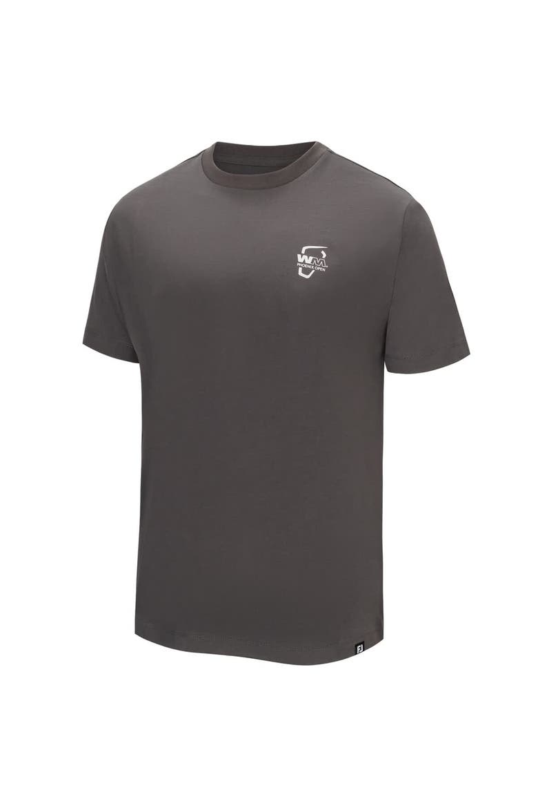 Men's FootJoy Gray WM Phoenix Open Cactus T-Shirt, Alternate, color, Gray