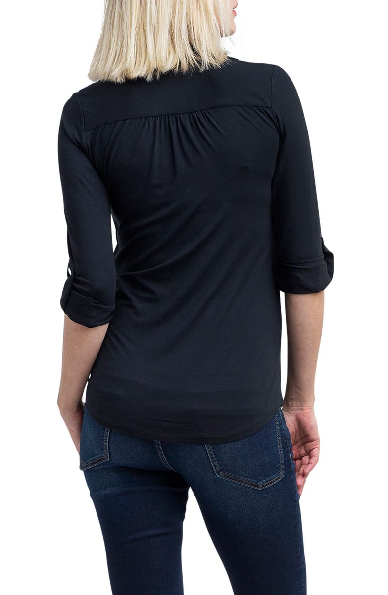 Nom Maternity Amelie Snap Front Maternity/Nursing Top, Alternate, color, 