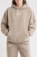 HAPPY CAMP3R Puff Series Core Logo Cotton Blend Hoodie