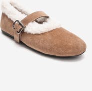 Forever & Always Shoes Guin Leather Strap Flat