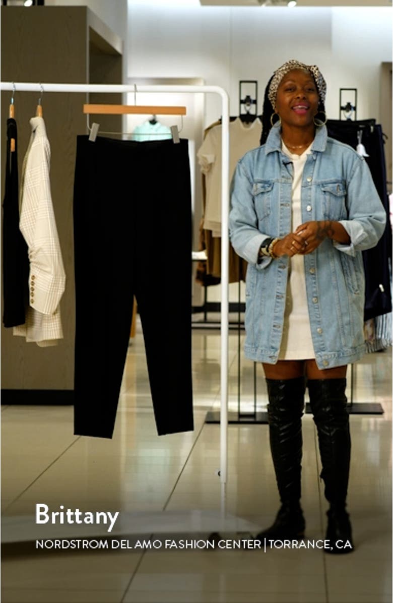 Hollywood Waist Slim Fit Pull-On Pants, sales video thumbnail