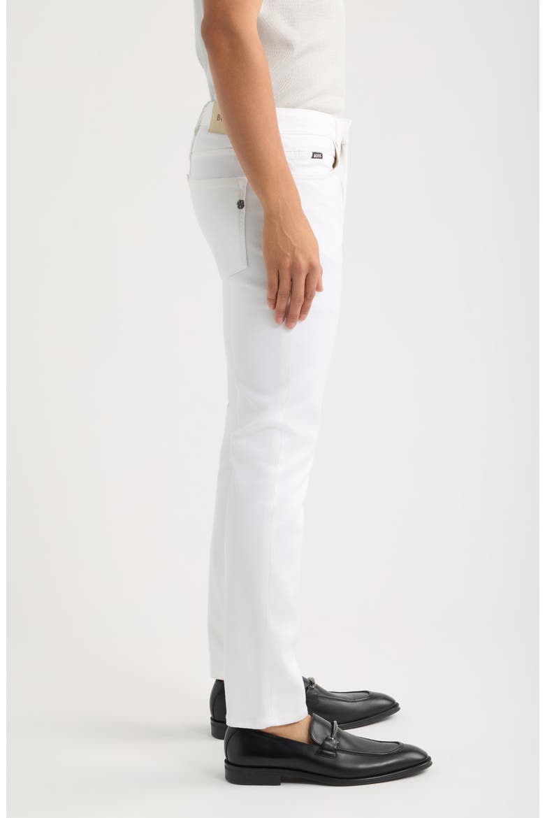 Delaware Slim Fit Stretch Jeans, Alternate, color, WHITE