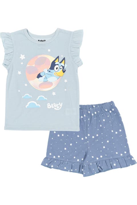 Tee and French Terry Shorts Set