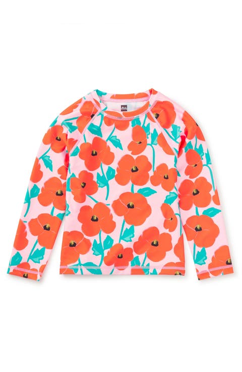 Long Sleeve Rash Guard (Toddler, Little Kid, Big Kid)