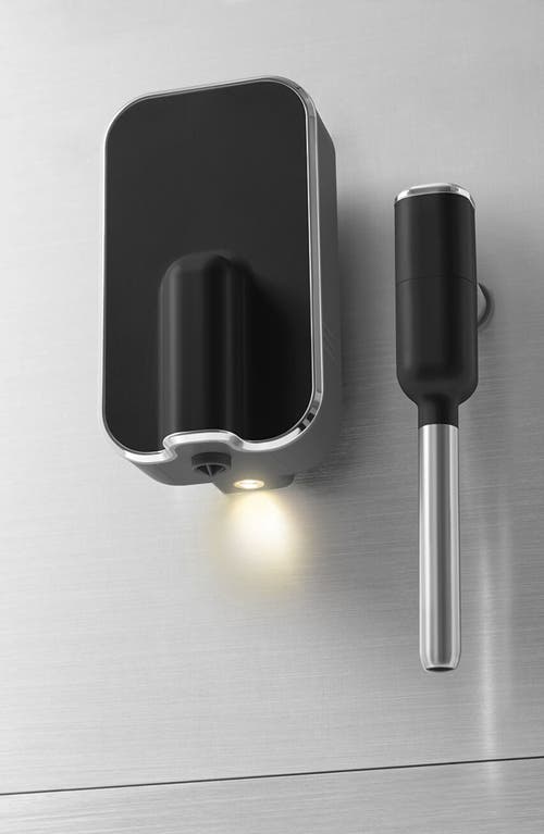 Smeg Automatic Espresso Coffee Machine With Steam Wand In Metallic