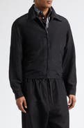 Lemaire Short Linen Blend Zip Jacket