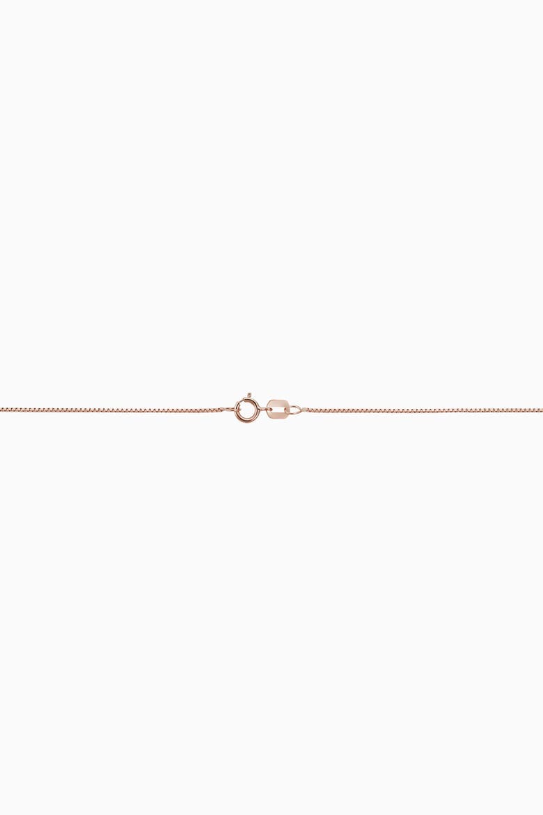 14K Gold Bodega Box Chain, Alternate, color, Rose Gold