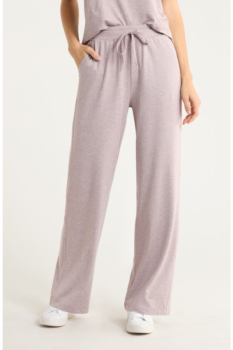 Restore Soft Straight Leg Drawstring Pants, Main, color, PURPLE DOVE