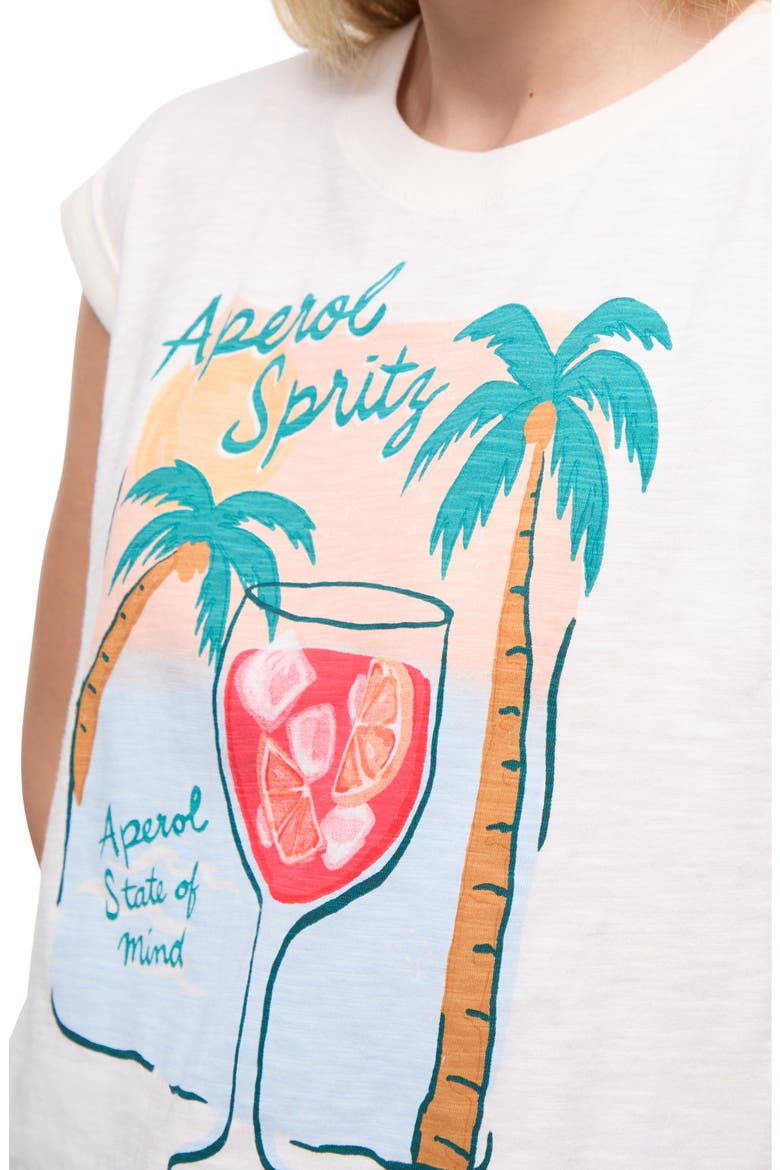 Nova Aperol State Graphic T-Shirt, Alternate, color, SNOW WHITE
