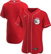 Nike Men's Nike Scarlet Cincinnati Reds Alternate Authentic Team Logo Jersey
