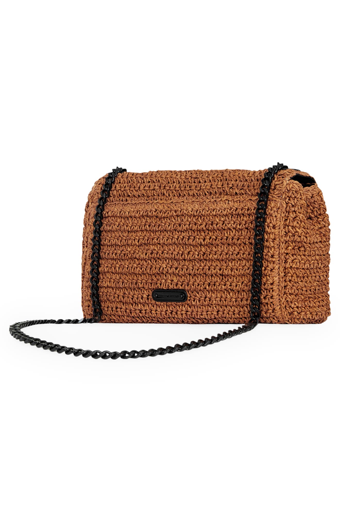 Rebecca Minkoff Medium Edie Straw Convertible Crossbody Bag, Alternate, color, 