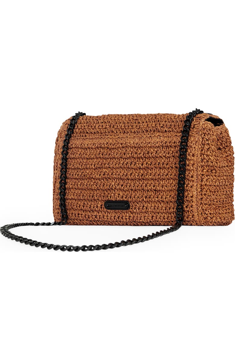 Rebecca Minkoff Medium Edie Straw Convertible Crossbody Bag, Alternate, color,