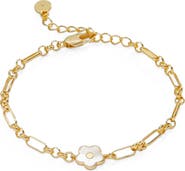 Alex and Ani Daisy Charm Chain Bracelet