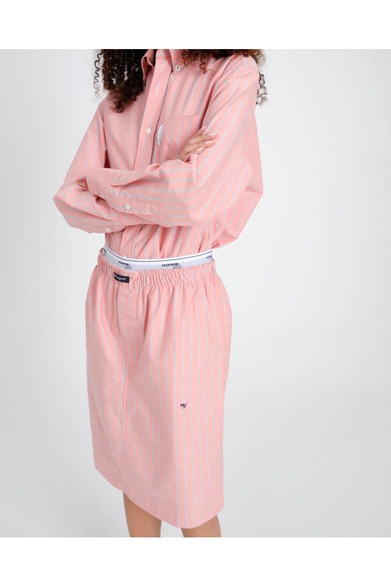 Oxford Shirt, Alternate, color, CORAL OXFORD