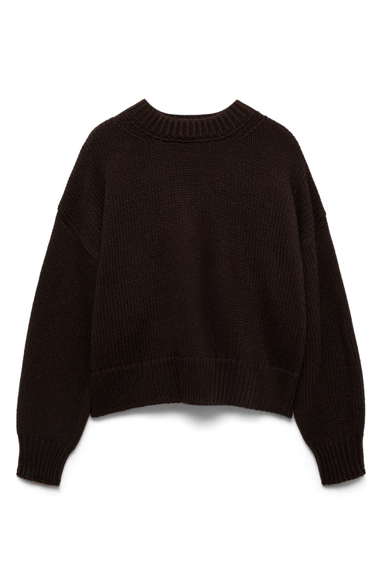 MANGO Crop Sweater, Main, color,