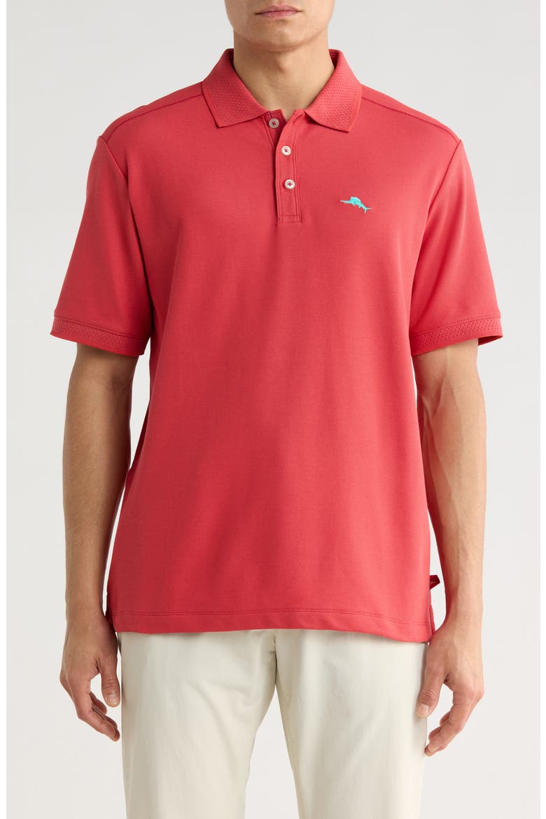 Emfielder Icon Solid IslandZone® Polo, Main, color, BAKED APPLE