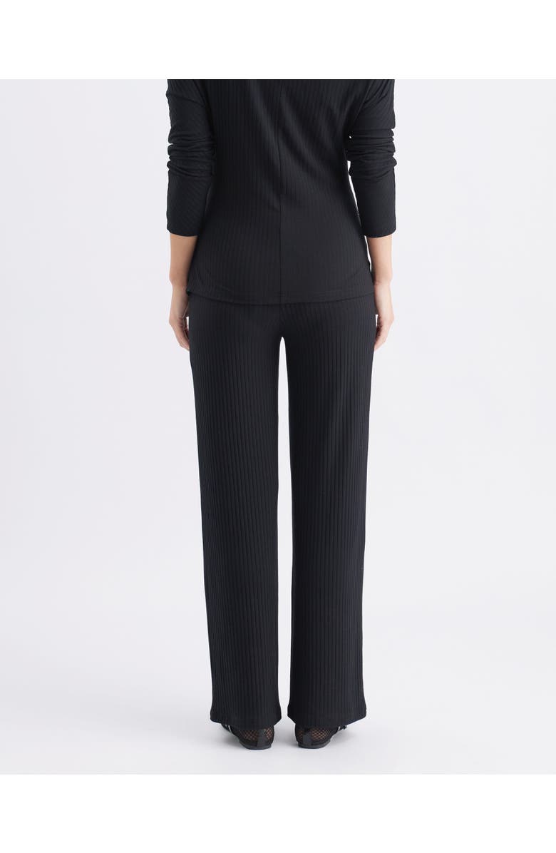 Ripe Maternity Cindy Rib Knit Maternity Pant, Alternate, color, Black