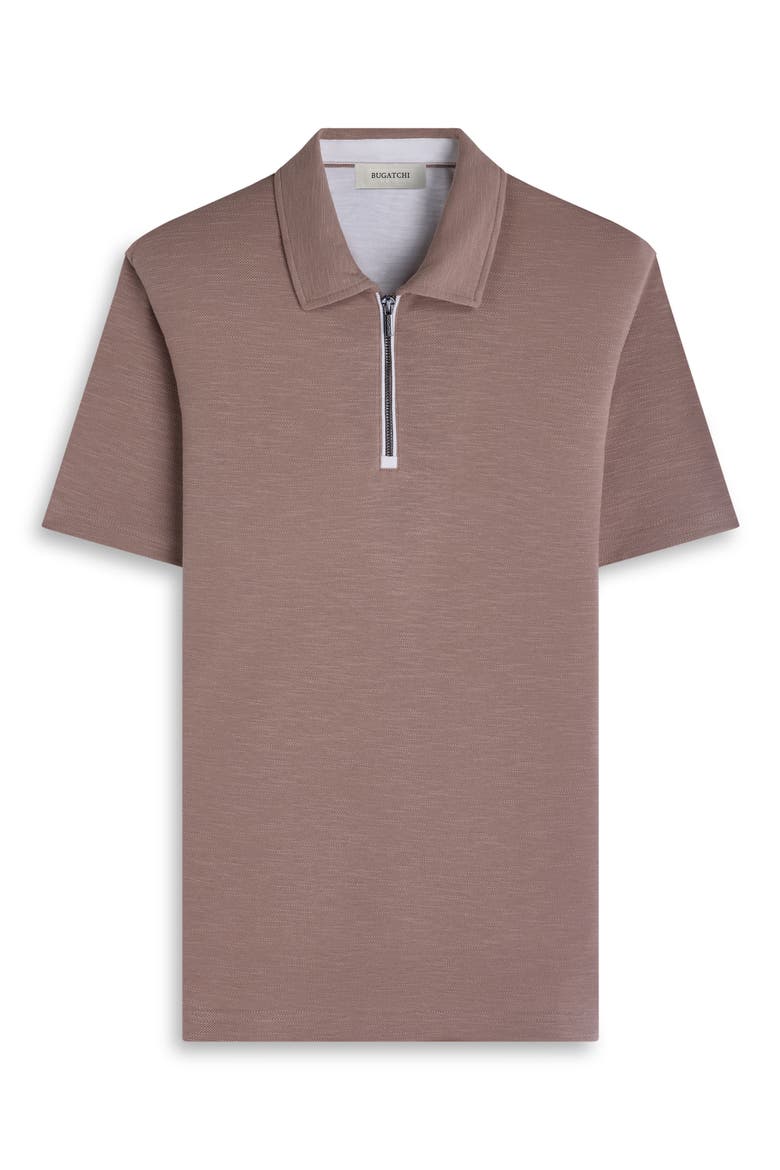 Quarter Zip Polo, Alternate, color, TAUPE