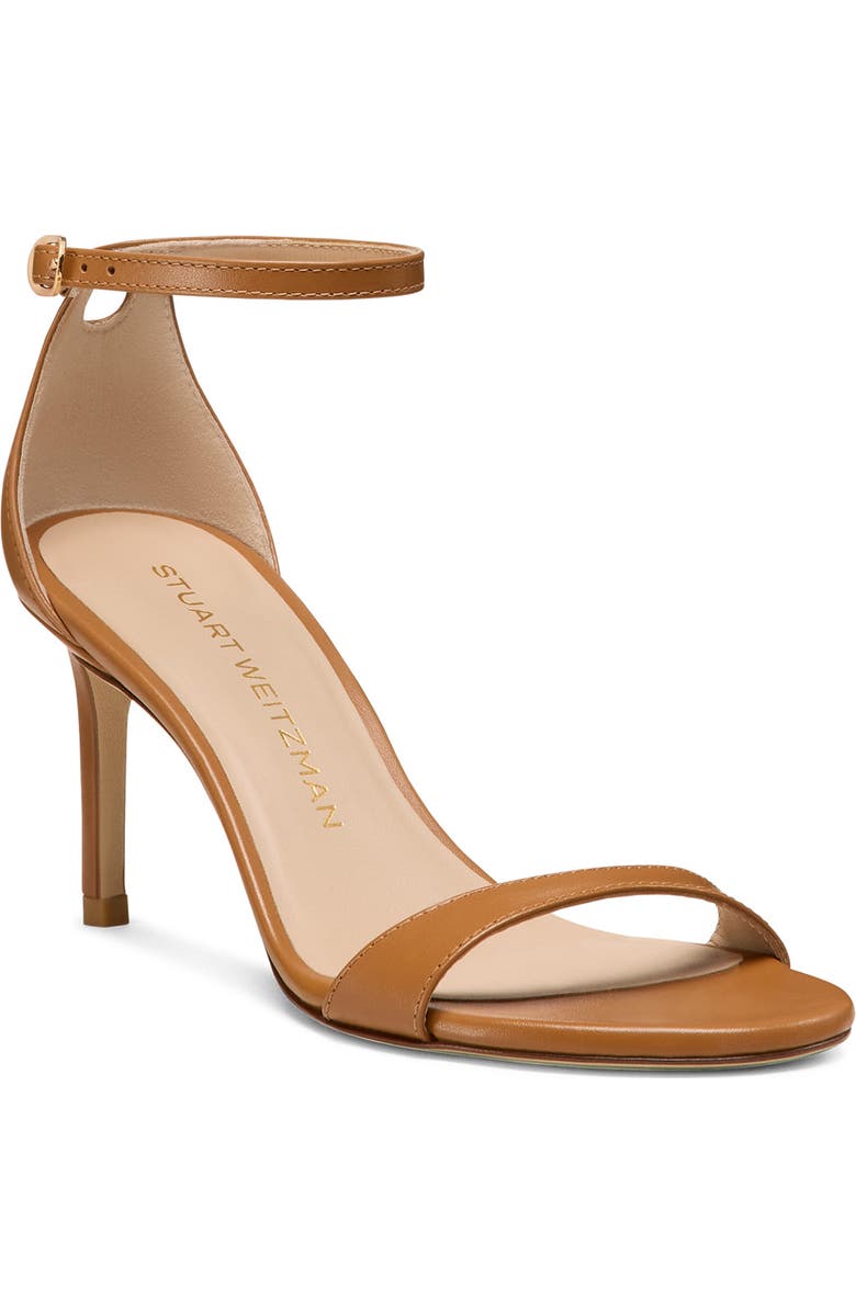 Stuart Weitzman Nudist II 75 Sandal, Main, color, Macchiato