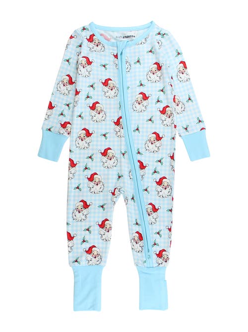 Rufflebutts Softsnooze Convertible One Piece Pajama In Blue