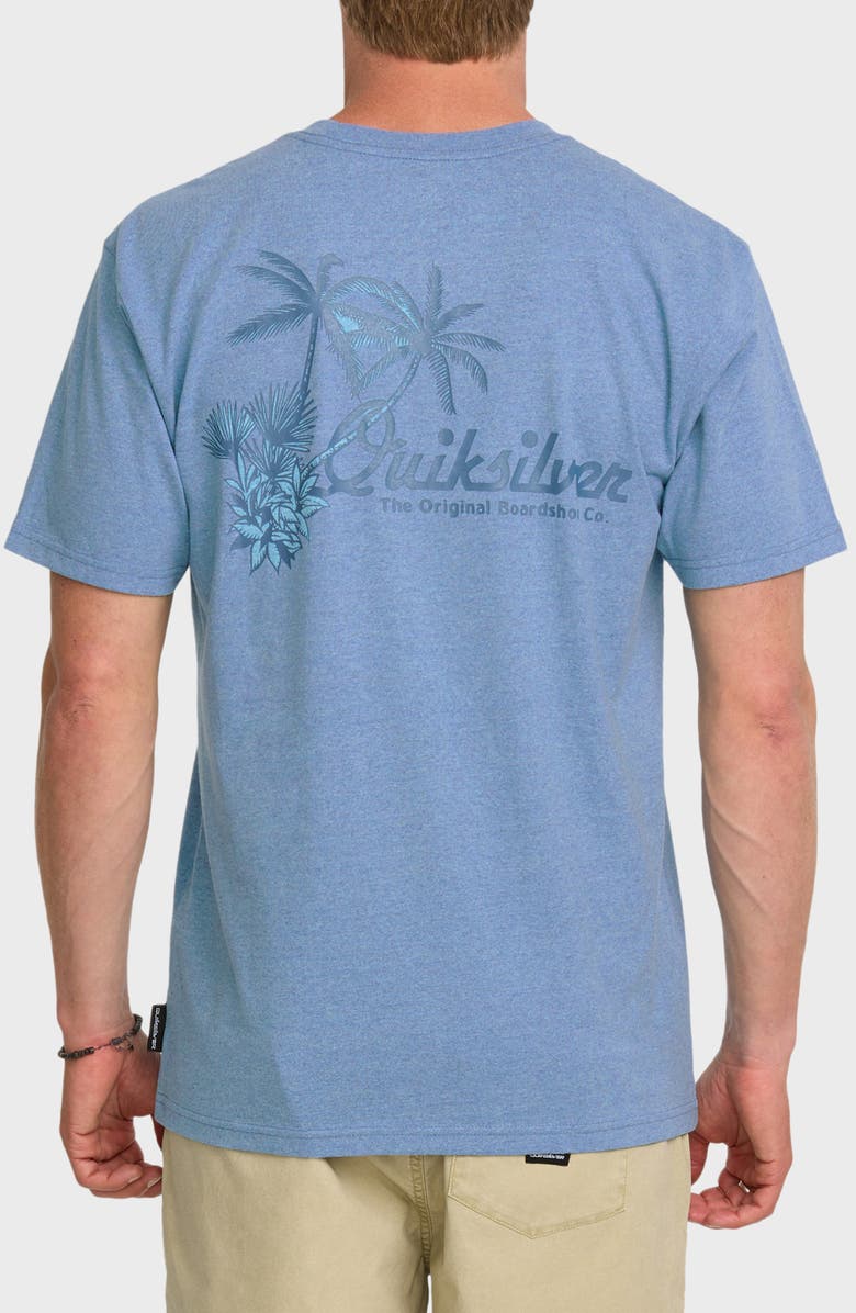 Quiksilver Tropics Mod Graphic T-Shirt, Alternate, color, Niagara Heather