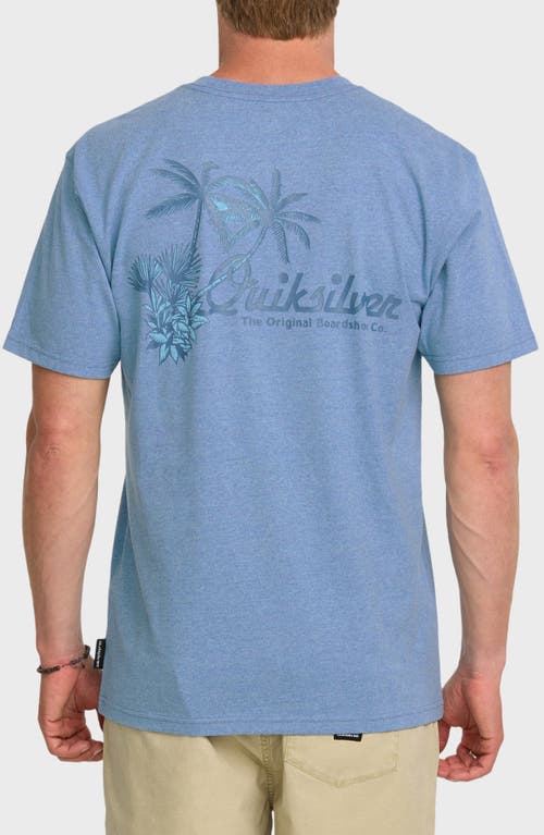 Quiksilver Tropics Mod Graphic T-shirt In Blue