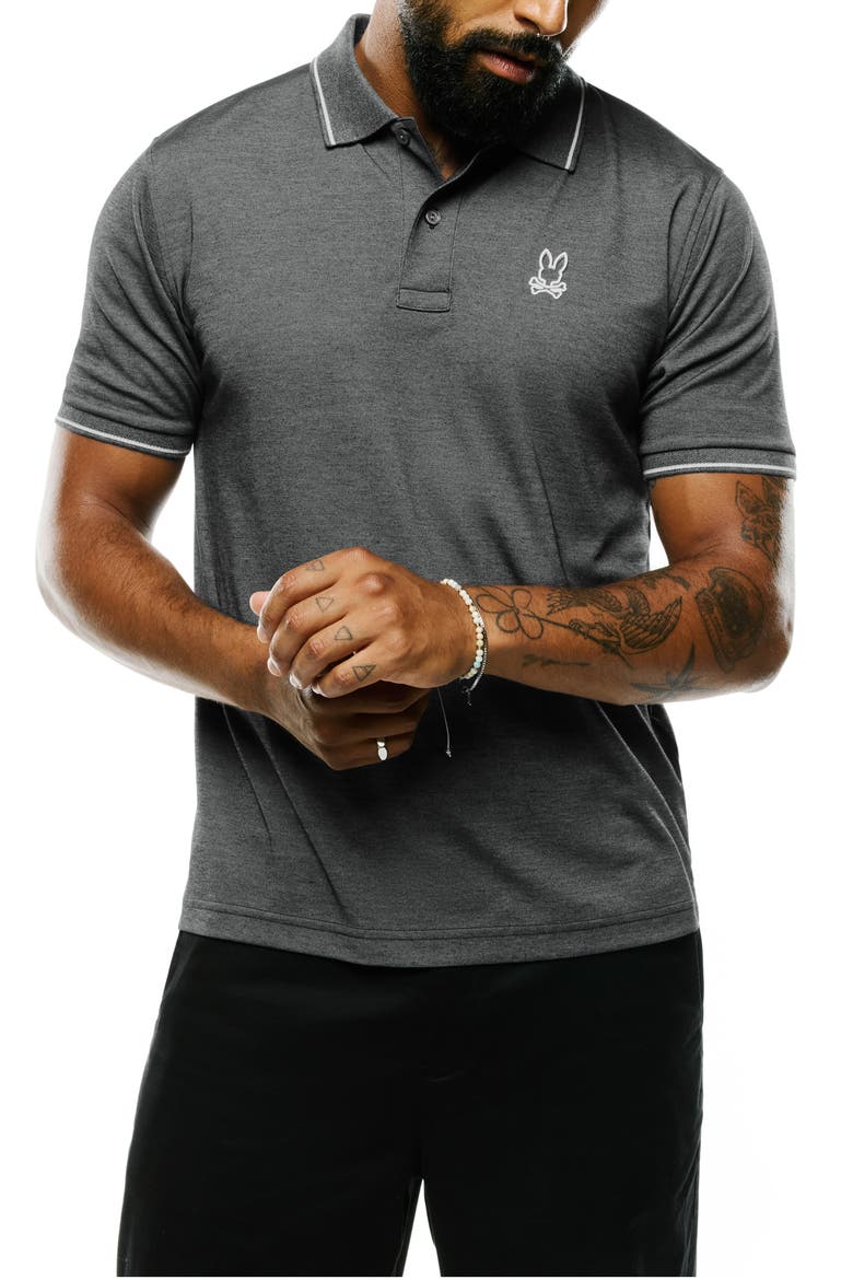 Joji Performance Polo, Main, color, HEATHER ST