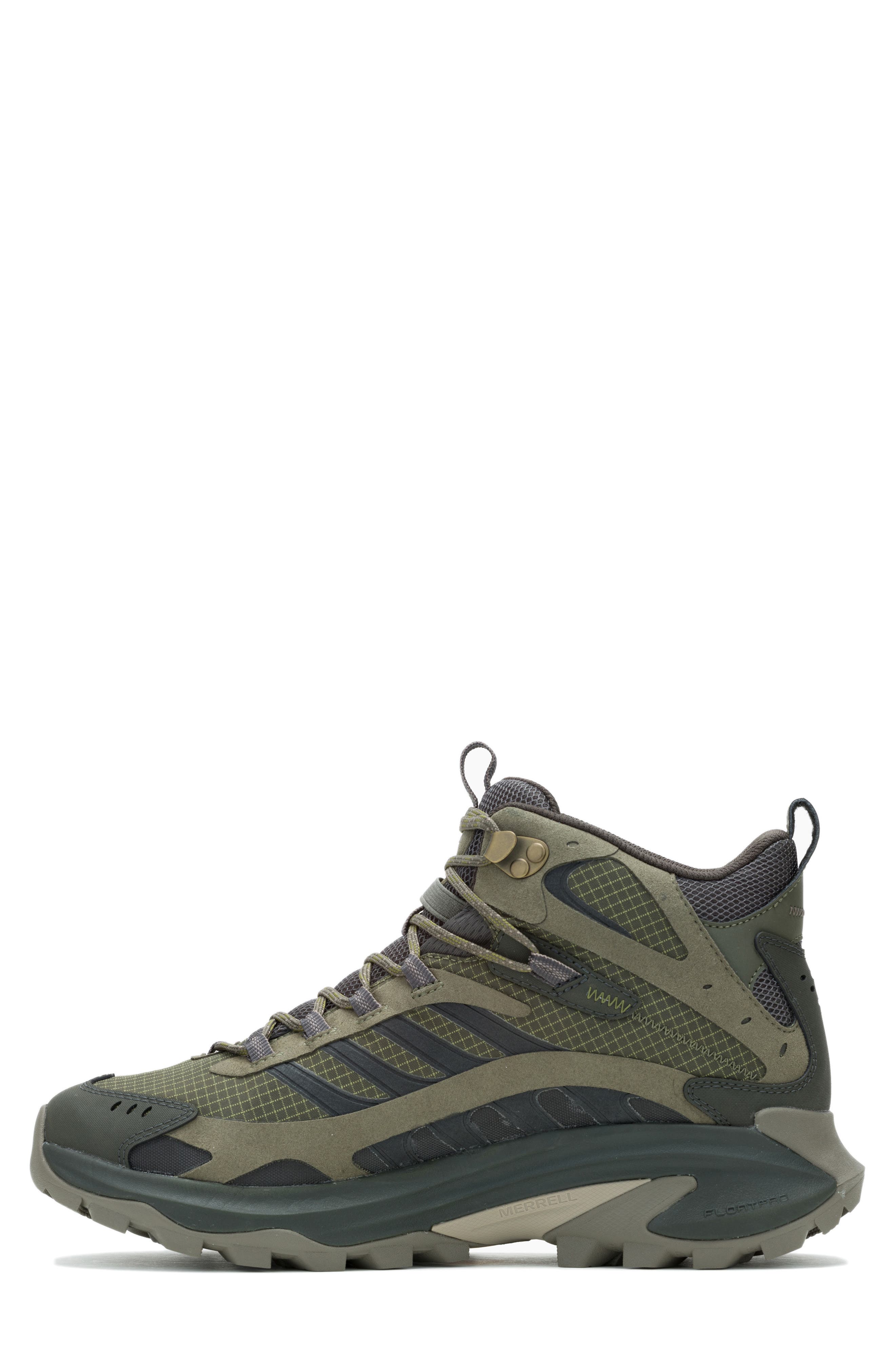 Moab Speed 2 Gore-Tex® Mid Hiking Shoe, Alternate, color, OLIVE