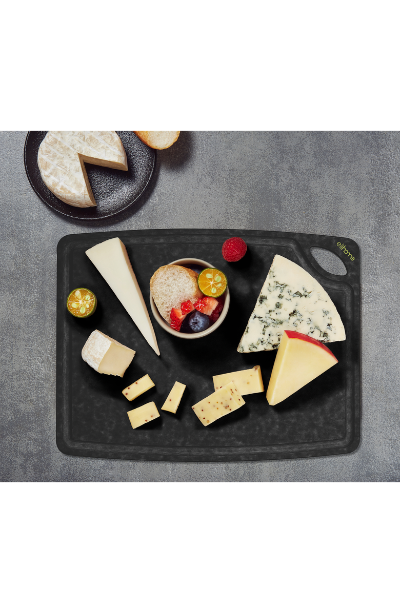 Elihome Classic Series 10 x 13 x 1/4 Cutting Board - Medium- Black Color, Alternate, color, Black