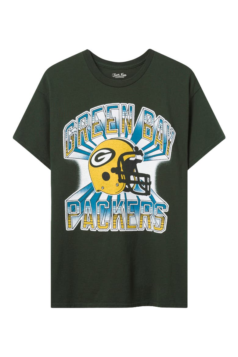 Greenbay Packers Cotton Graphic T-Shirt, Main, color, DARK GREEN