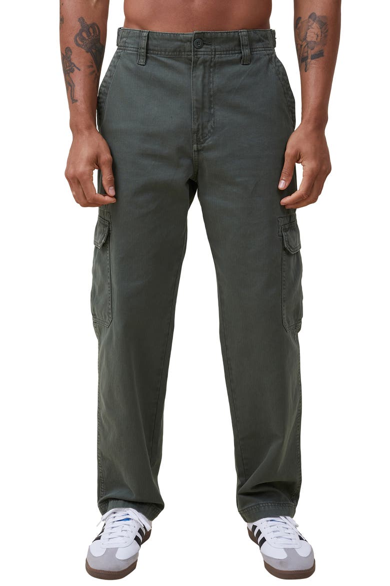 Tactical Cargo Pants, Alternate, color, VINTAGE ARMY GREEN HERRINGBONE