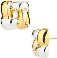 JENNY BIRD Small Woven Square Stud Earrings