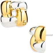 JENNY BIRD Small Woven Square Stud Earrings