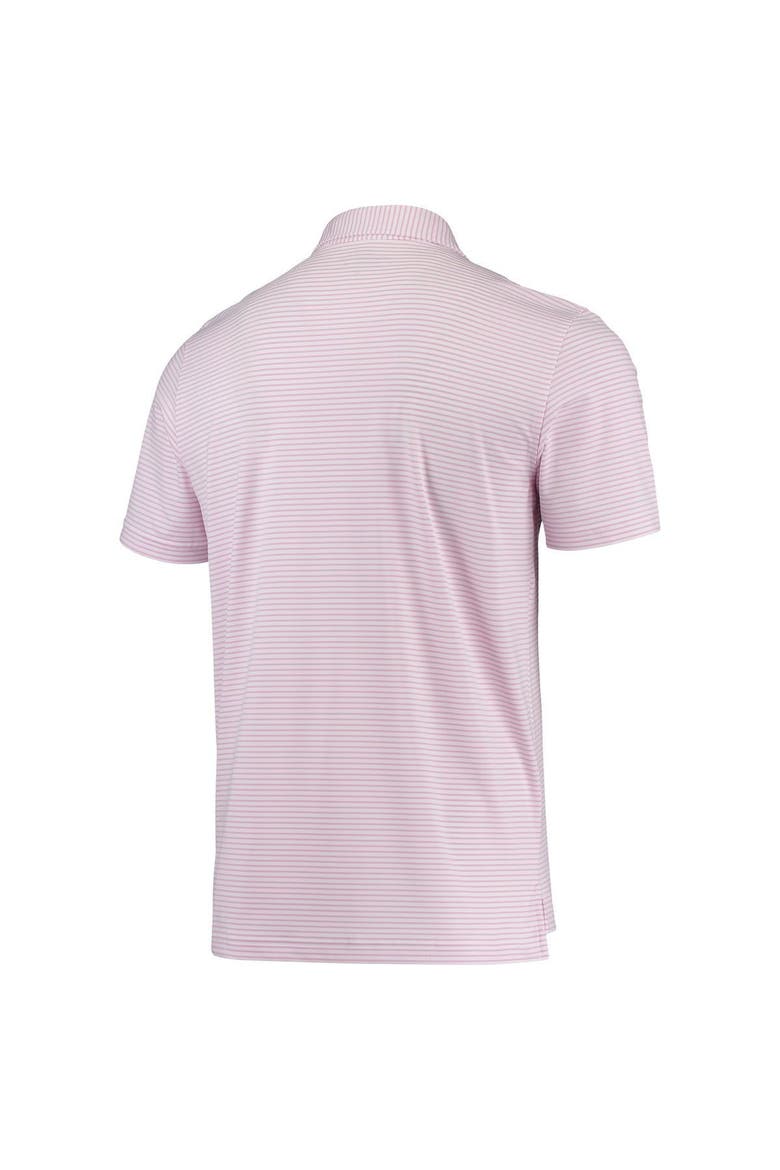 Men's Vineyard Vines Pink/White Boston Red Sox Bradley Stripe Polo, Alternate, color, Pink