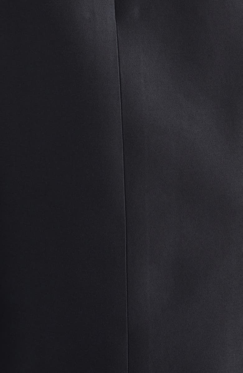 GIA STUDIOS Dove Wool & Silk Off the Shoulder Dress, Alternate, color, Black