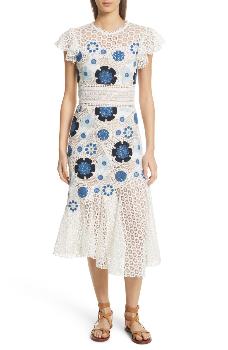 Sea Figgy Crochet Dress, Main, color, 