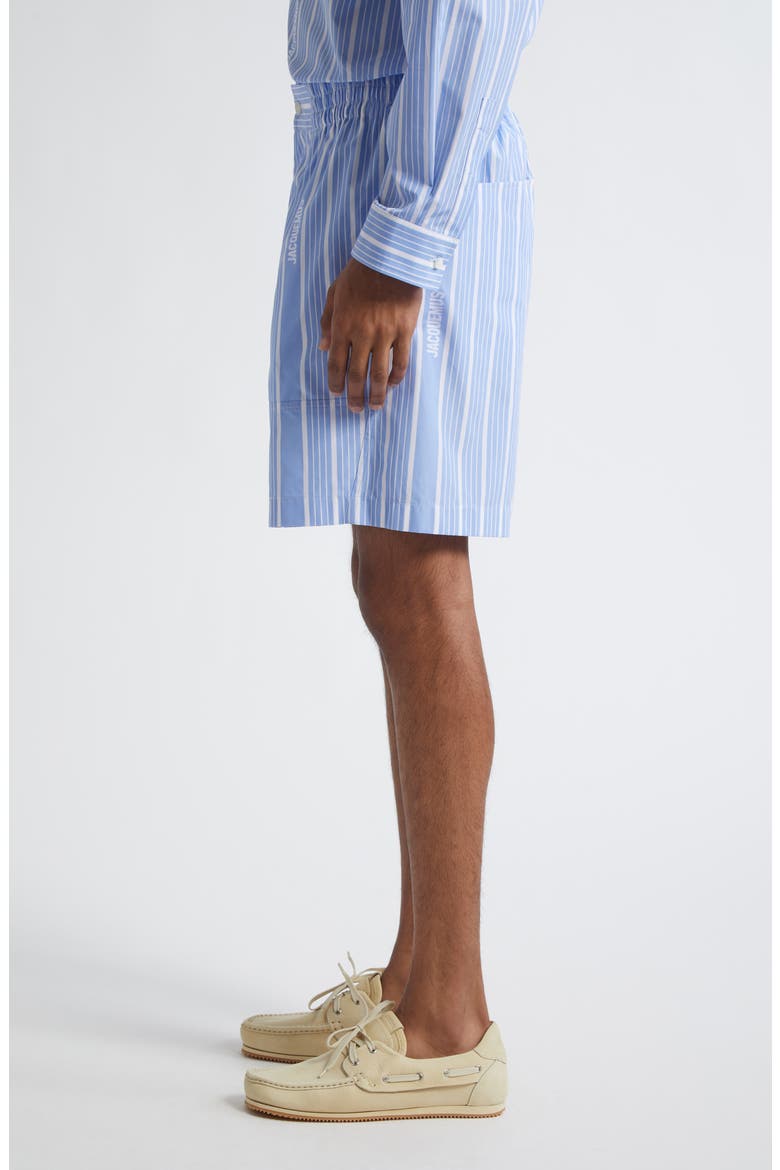 Le Short Aloe Stripe Shorts, Alternate, color, BLUE