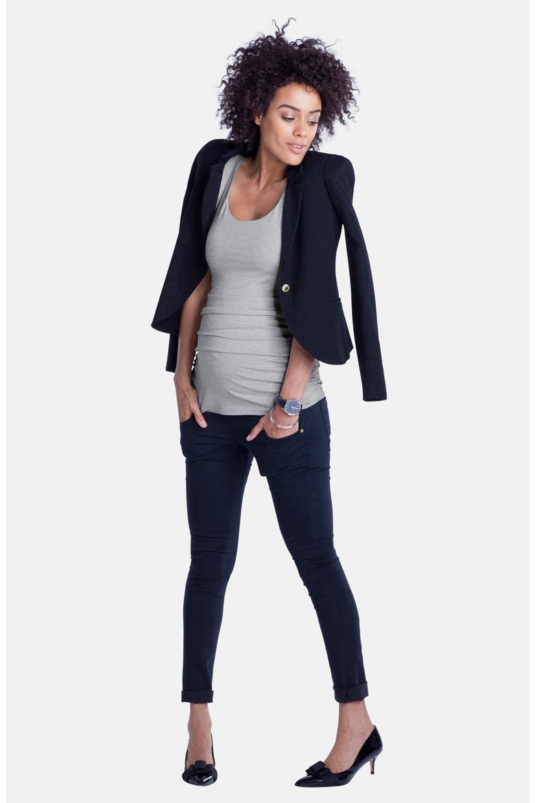 'Zadie' Stretch Maternity Skinny Jeans, Alternate, color, INDIGO