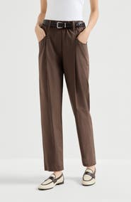 Brunello Cucinelli Five-pocket Track trousers