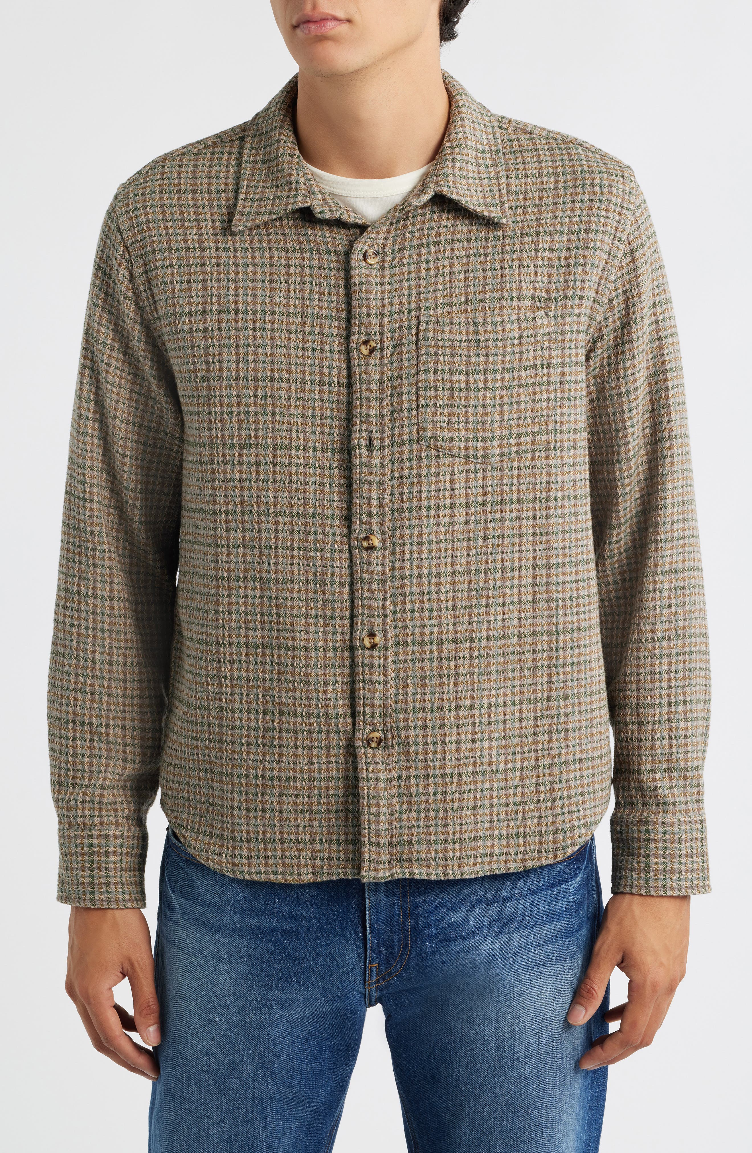 Moonrock Cotton Button-Up Shirt - image 2