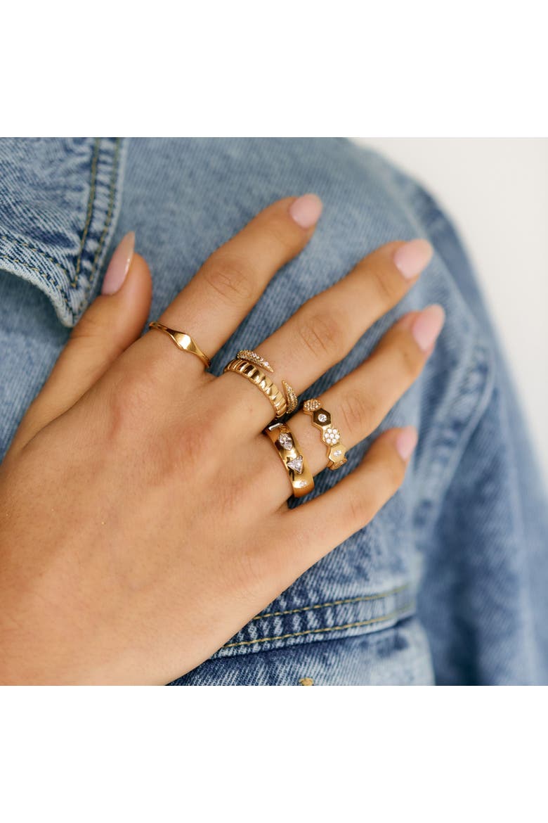 Golden Reverie Ring, Alternate, color, Gold