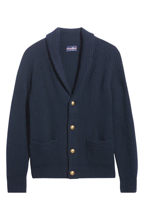 Fisherman Shawl Collar Cardigan