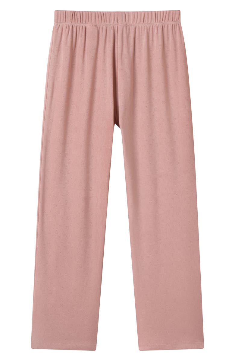 Andy & Evan Kids' Pointelle Pajamas, Alternate, color, Pink