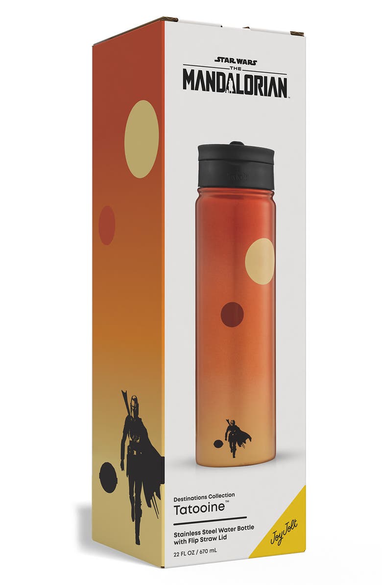 JoyJolt Star Wars Tatoonie 22-Ounce Stainless Steel Water Bottle, Alternate, color, Orange