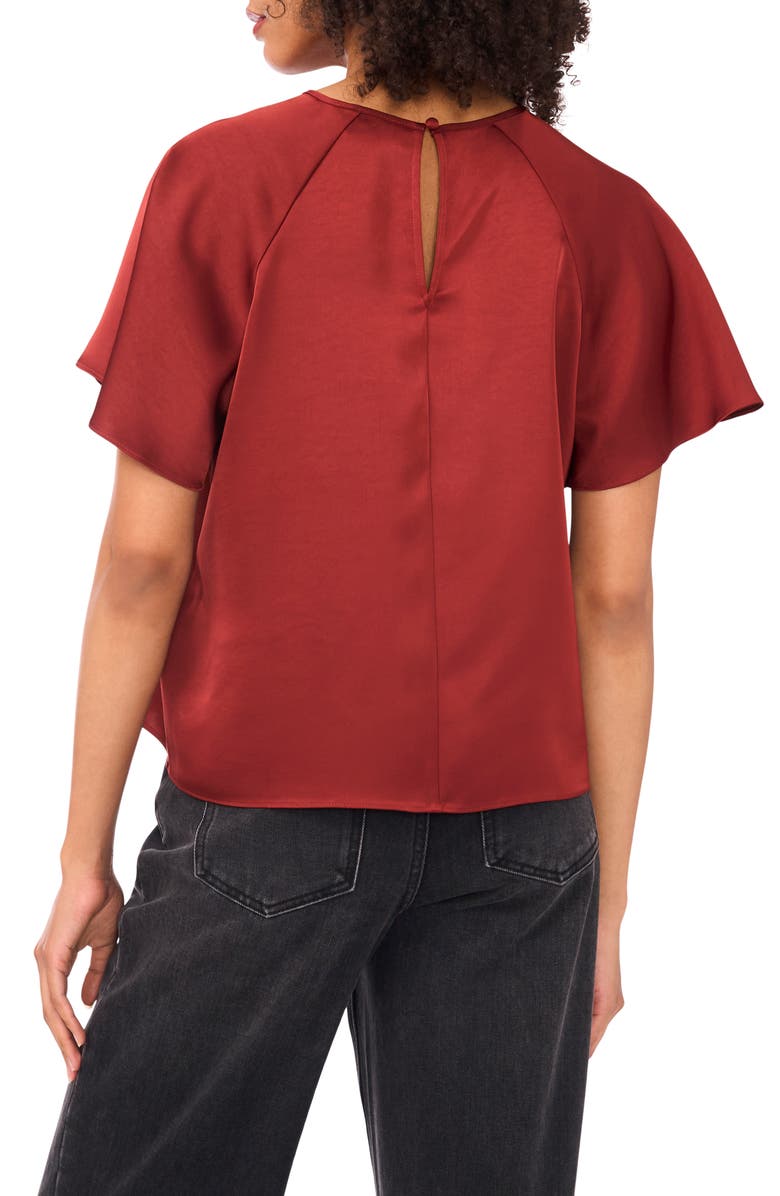 1.STATE Raglan Sleeve Top, Alternate, color, Dark Mahogany