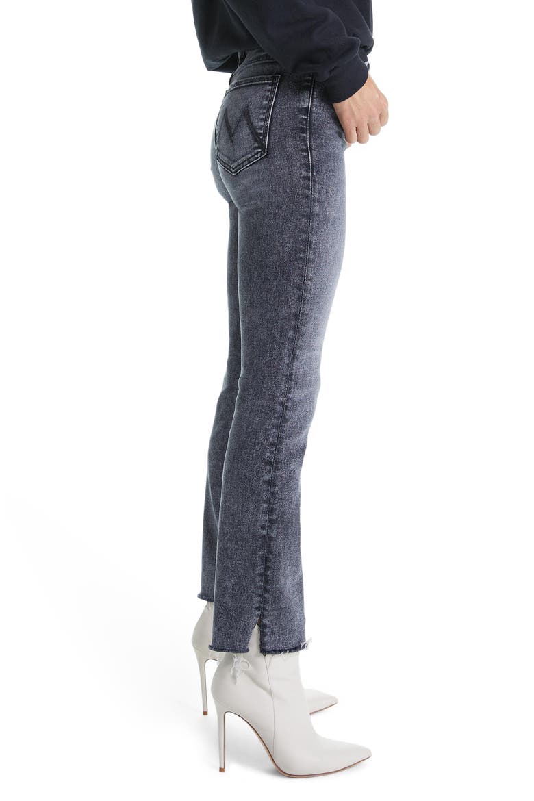 The Rascal High Waist Frayed Ankle Slim Jeans, Alternate, color, TRAIN STOPS