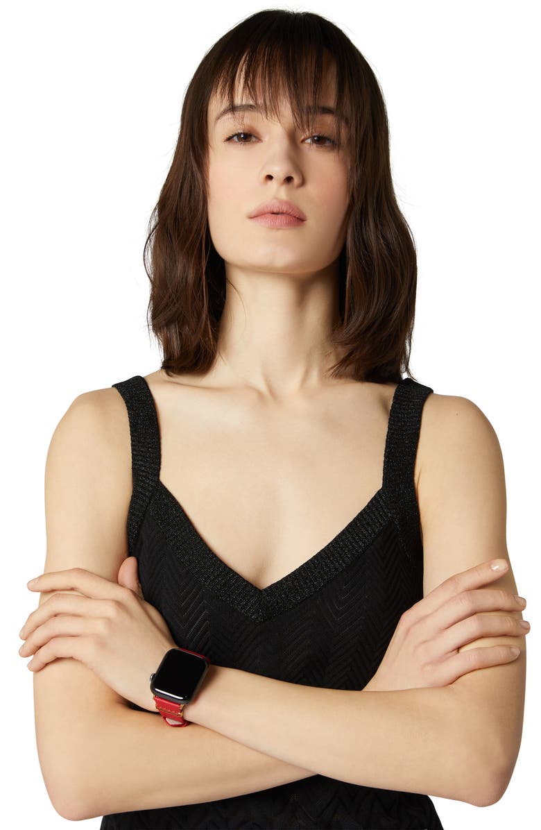 Missoni Zigzag 22mm Leather Apple Watch<sup>®</sup> Watchband, Alternate, color,