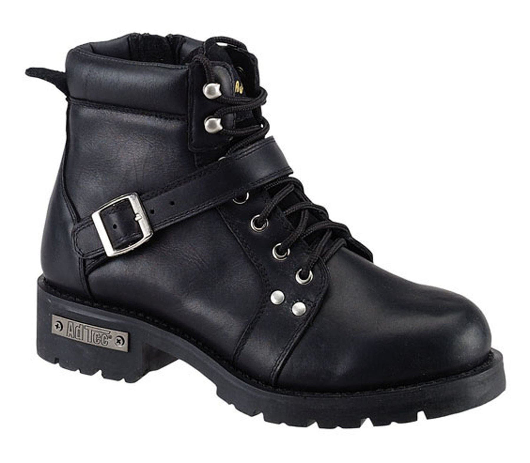 6" Lace Zipper Boot, Main, color, Black