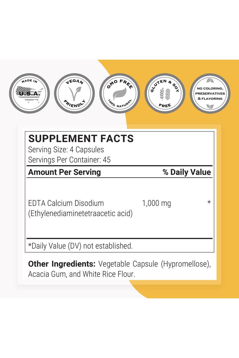 EDTA 1000mg per Day, Alternate, color, None